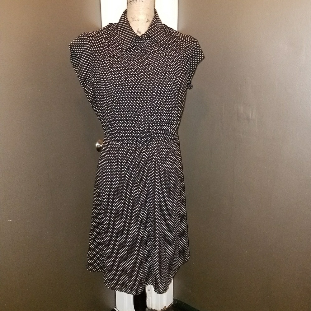 A-line Polka Dot Dress