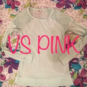 VS PINK XS Mint colored lace top!