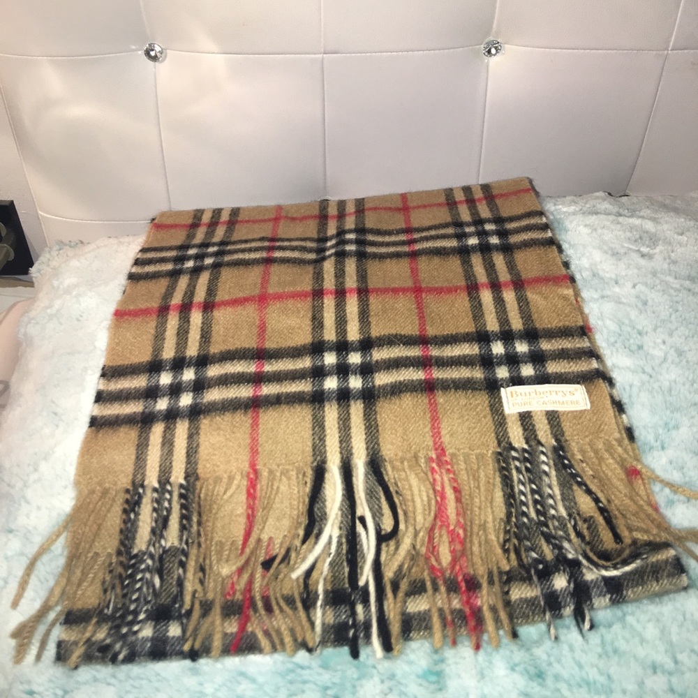 Authentic Burberry of London cashmere scarf