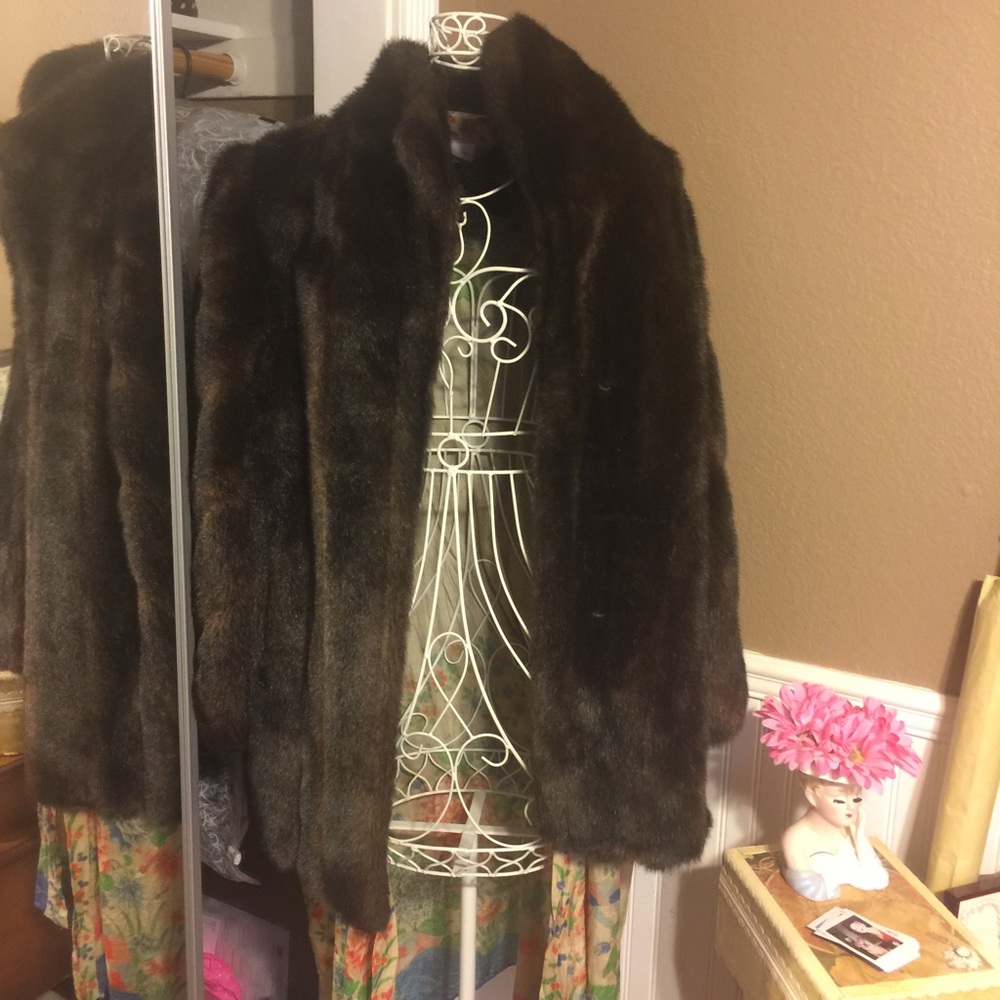 Vintage faux fur coat