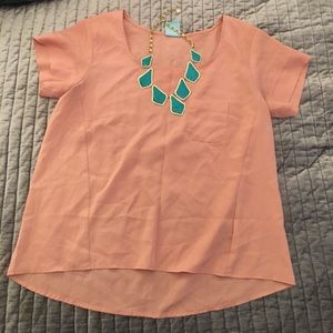 Pink blouse
