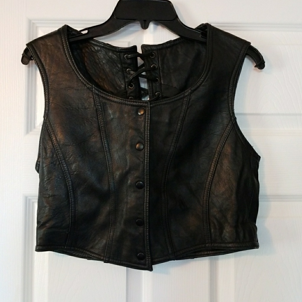 Sexy, butter-soft leather vest