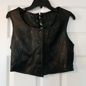 Sexy, butter-soft leather vest