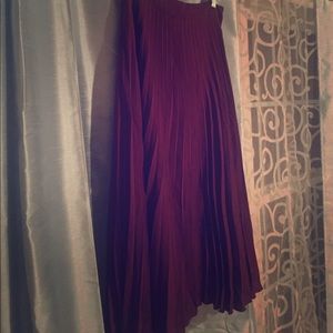 Jessica Simpson Midi Skirt, plum color, size 10