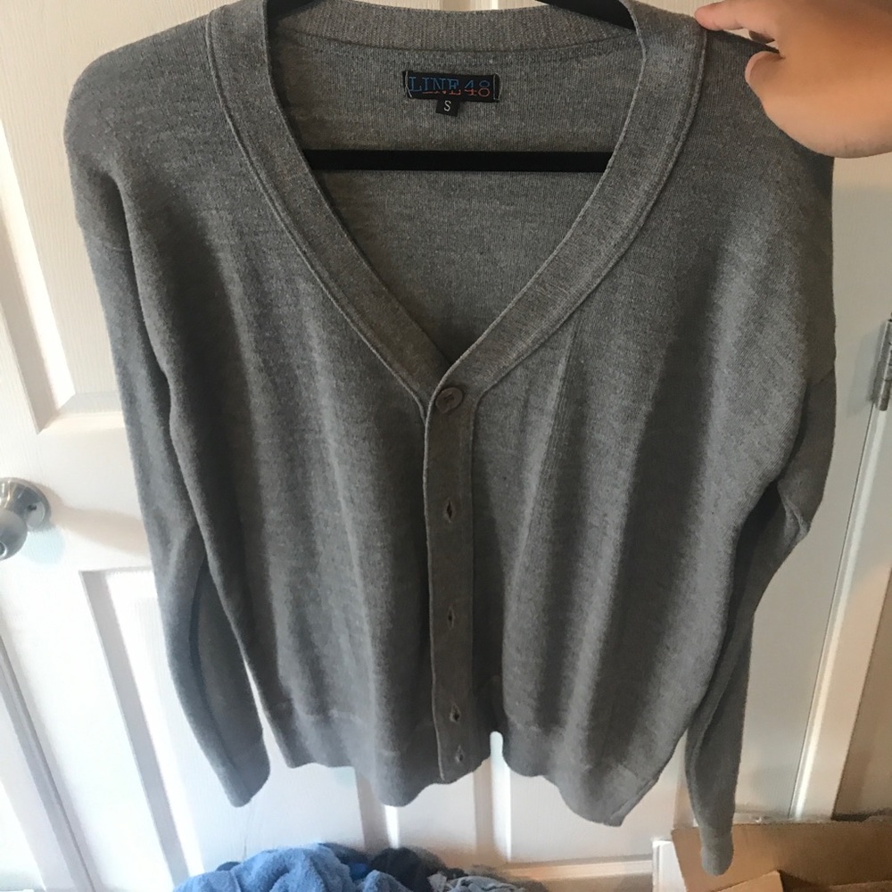 Grey cardigan