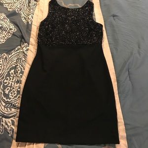 Black sequin dress