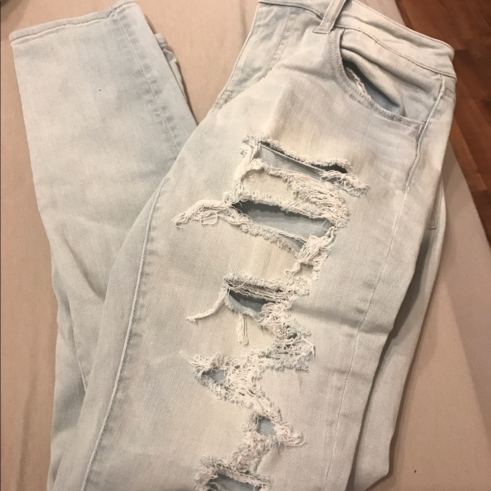 womans american eagle jeggings