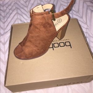 Boohoo booties, worn once