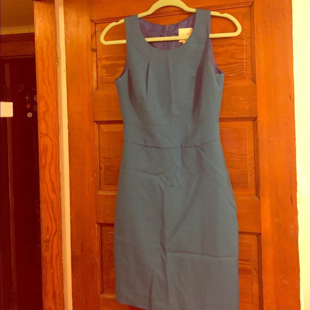 J Crew blue suit dress size 0