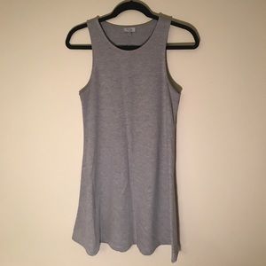 TOBI grey A-line cotton dress