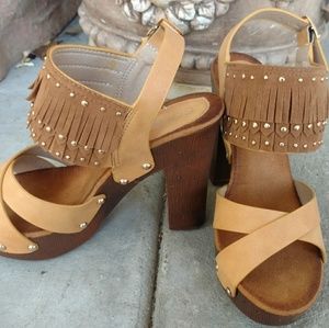 Boho Style Chunky Platform Sandals