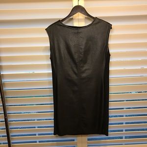 BCBG Black Pleather Dress