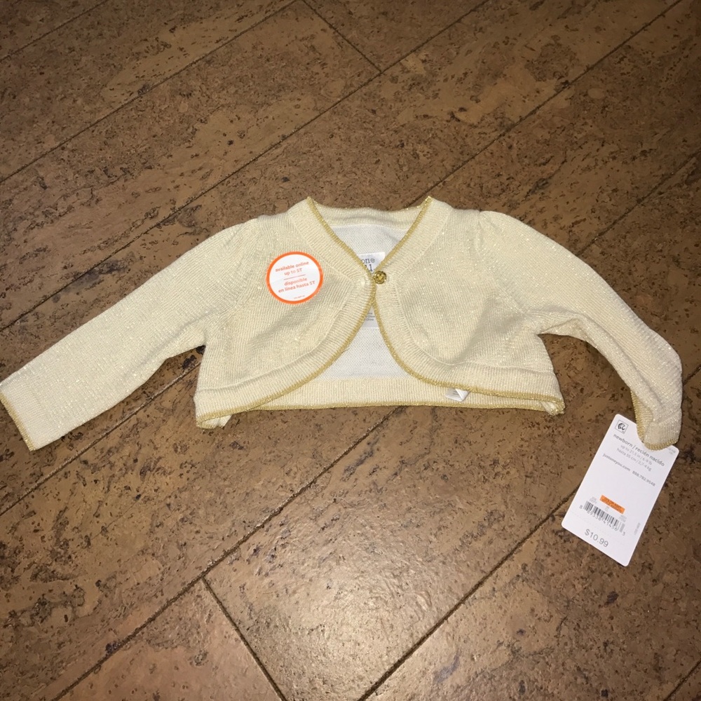 NWT Carter's gold coat