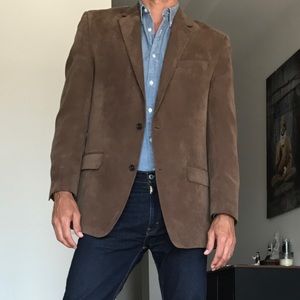 Men's brown corduroy blazer