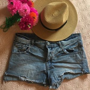 Free people denim shorts