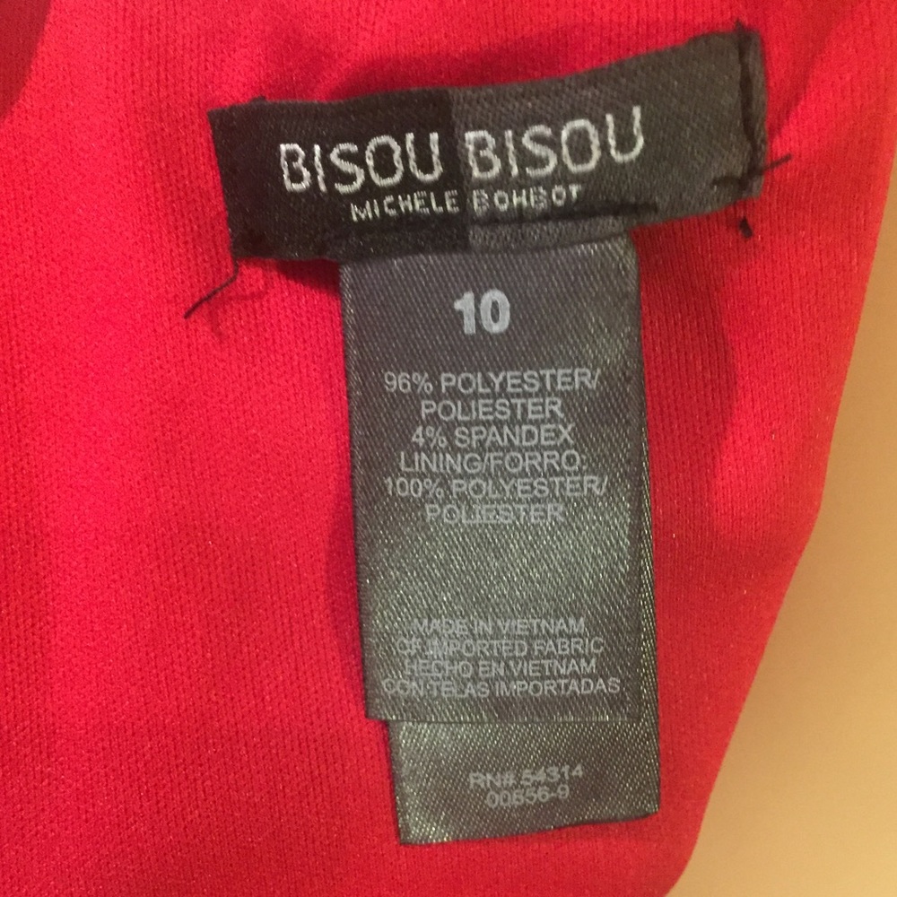 Bisou Bisou Red Cocktail Dress - Coming soon! - Picture 6 of 8