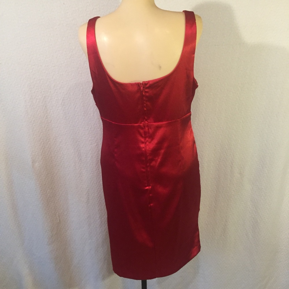 Bisou Bisou Red Cocktail Dress - Coming soon! - Picture 7 of 8