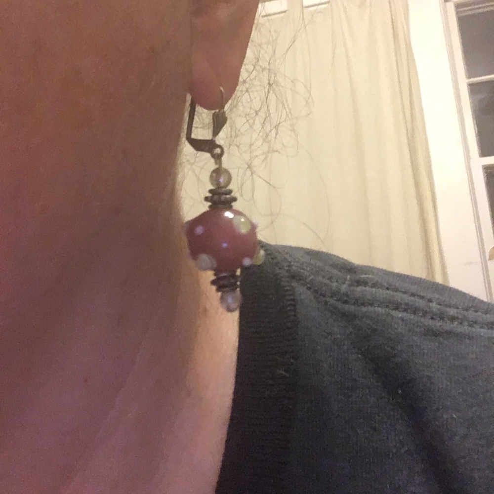 Pierced earrings
