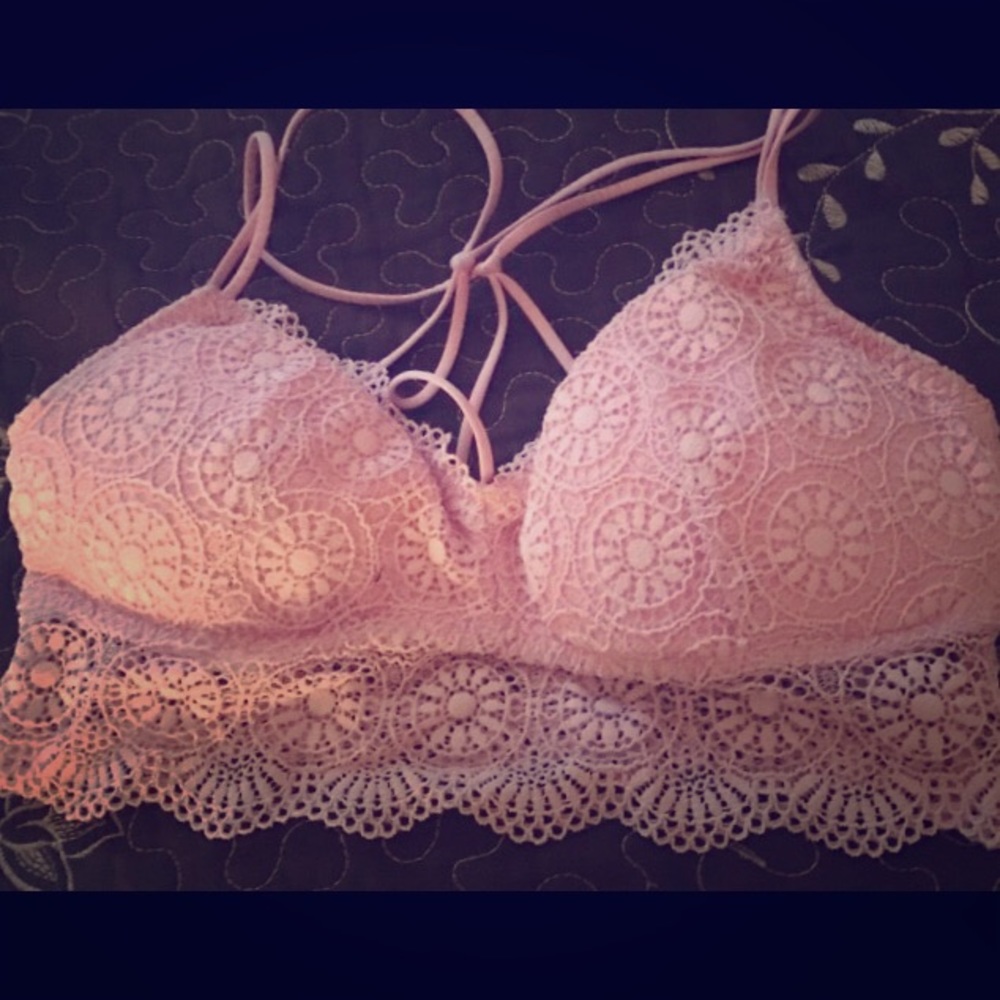 Hollister padded bralette xs