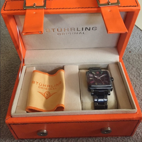 ?Sale?Stührling stainless steel whatch with case main image 8