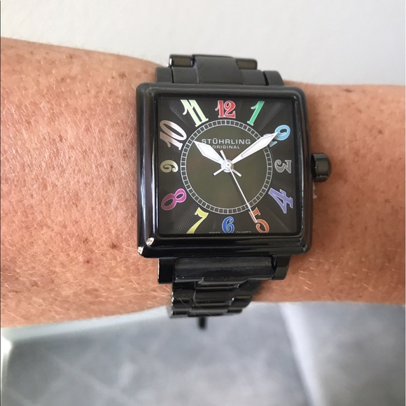 ?Sale?Stührling stainless steel whatch with case