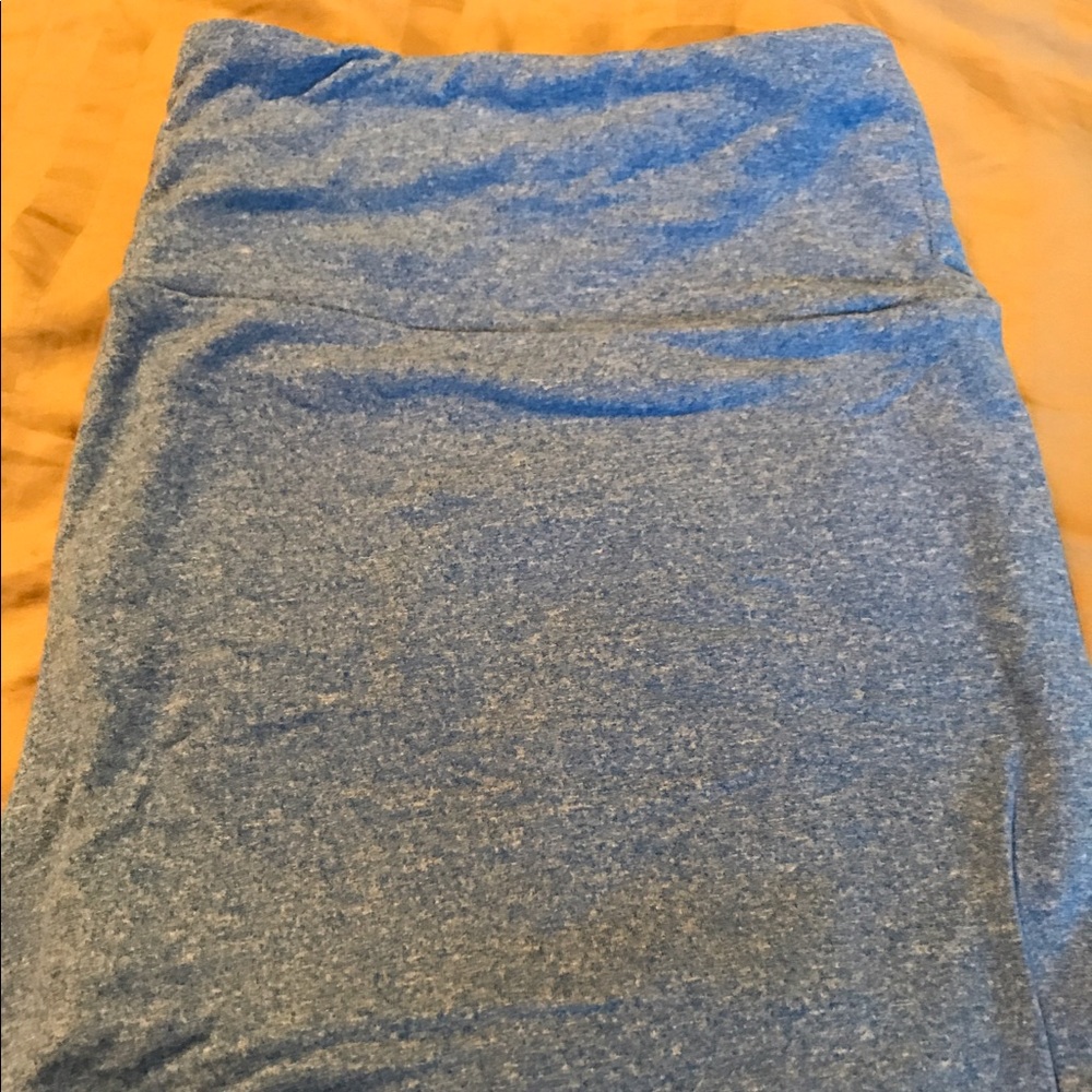 Lularoe T&C Heathered Blue Leggings