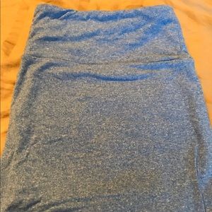 Lularoe T&C Heathered Blue Leggings
