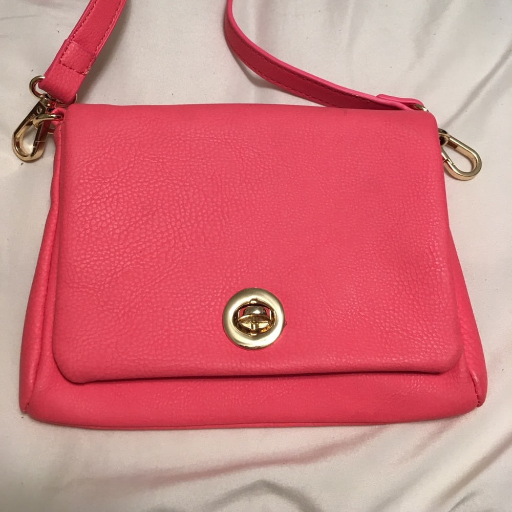 Pink cross body