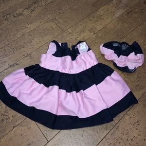 Ralph Lauren 3m navy & pink dress