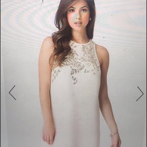 Sequin embroidered Bebe dress