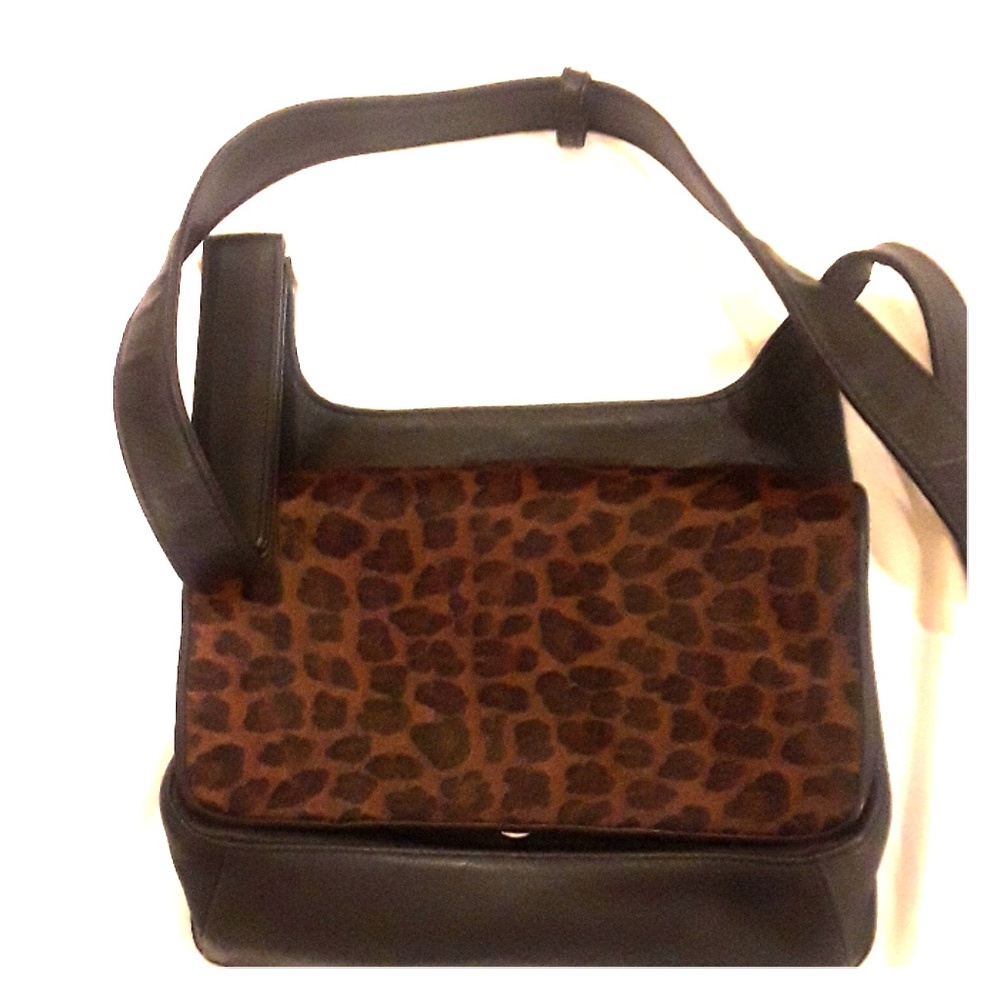 Silver Blue Messenger Bag