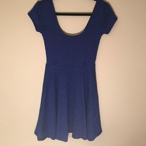 URBAN OUTFITTERS blue skater dress