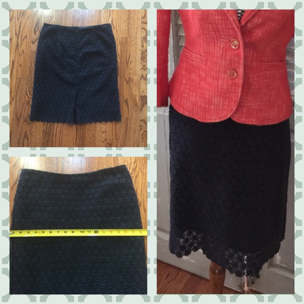 💃🏼Cynthia Rowley Navy Blue Skirt Size 4