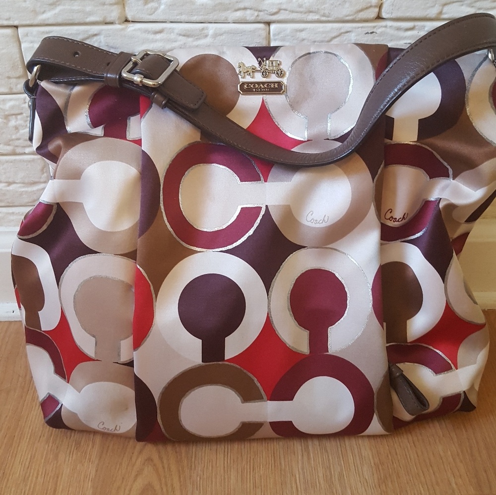 Coach multicolor handbag