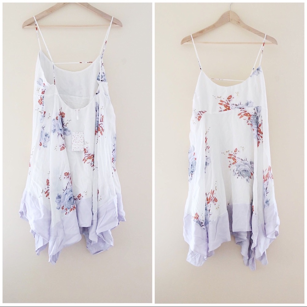 NWT Free People Faded Bloom Dress- Floral Bohemian