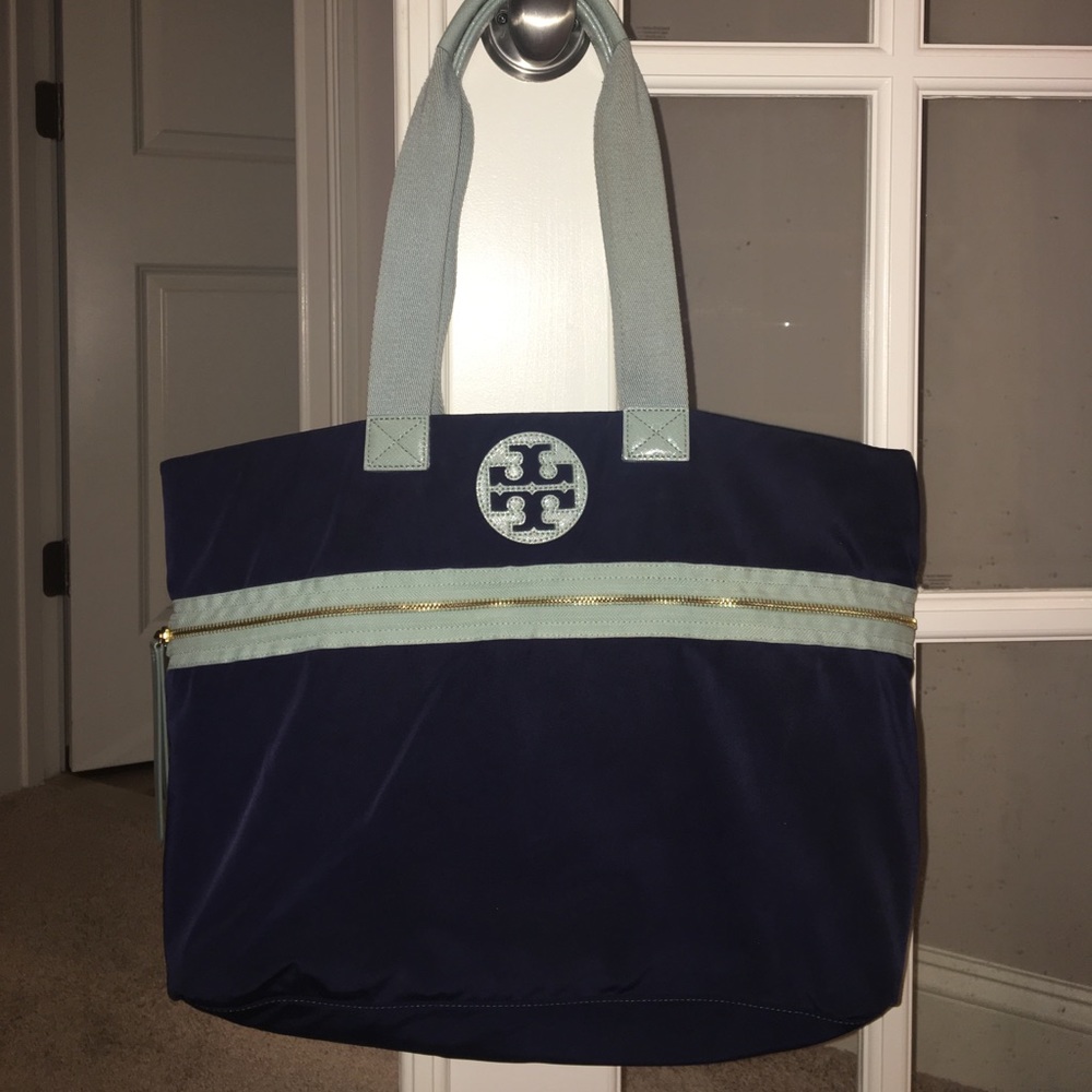 Authentic Tory Burch nylon shoulder bag