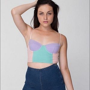 AA Color block Bustier