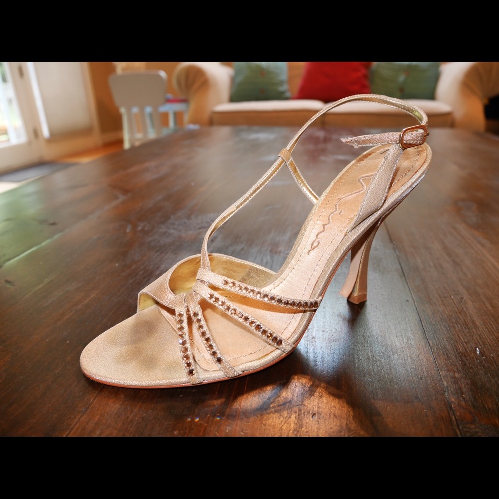 Nina Gold "Marcela" Slingbacks