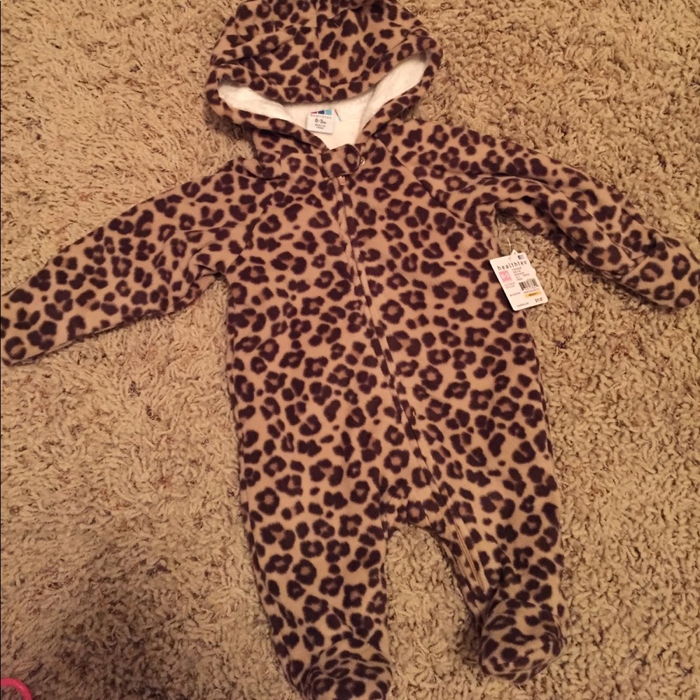 NWT! Cheetah warmsuit!