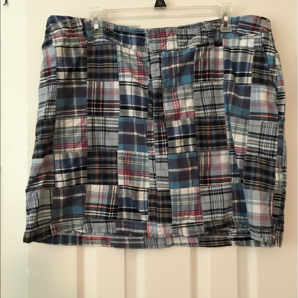 Varied Plaid Skirt