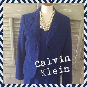 Beautiful Royal Blue Calvin Klein Jacket Size 6