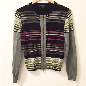 {LAST CHANCE} Cividini zip-up silk sweater