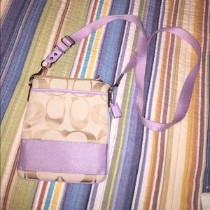 Coach cross body purse