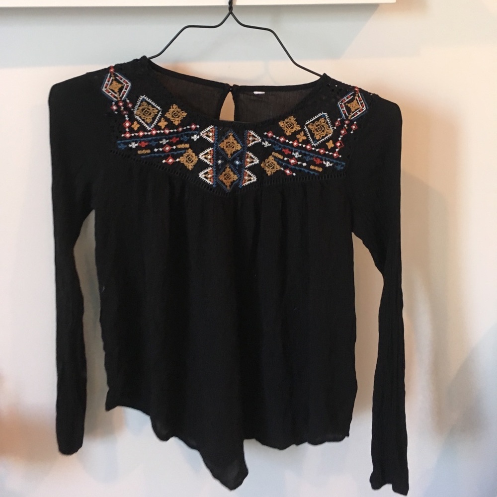 Long sleeve blouse