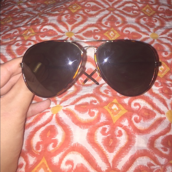 Valentino Tortoiseshell Oversized Aviators