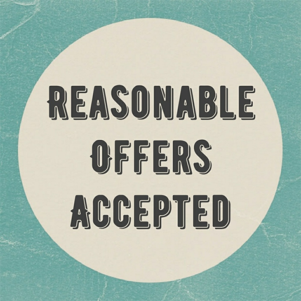 Reasonable Offers Accepted
