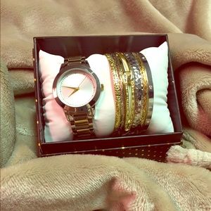 Brand new gold and silver watch!