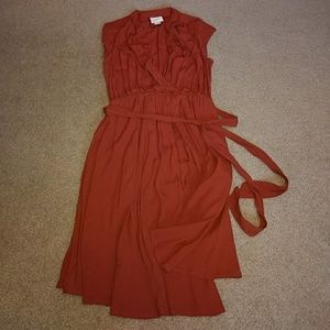 Rusty Orange Maeve Noronha Dress