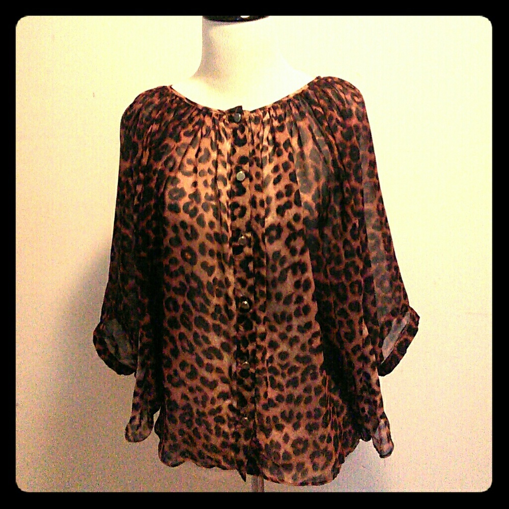 Leopard Blouse