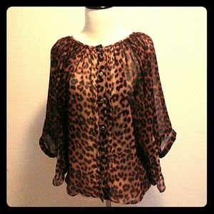 Leopard Blouse